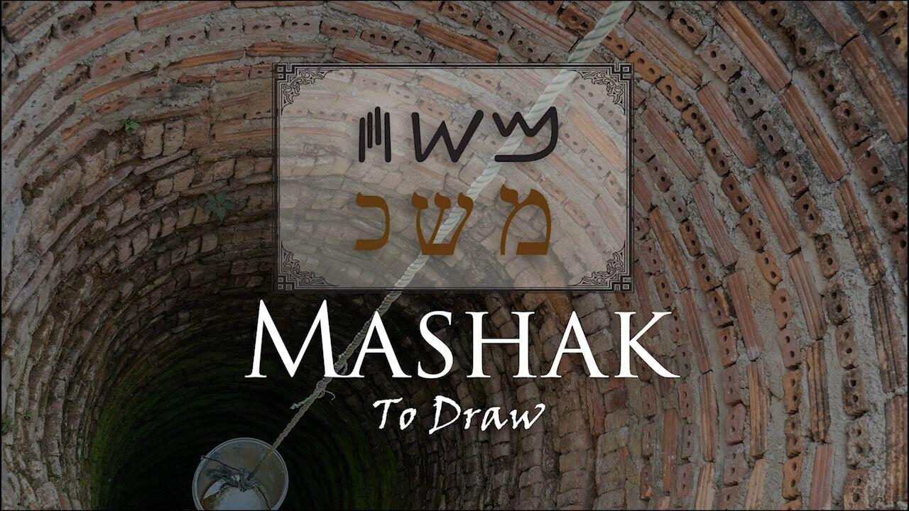 Hebrew Study - Mashak - To Draw or Drag