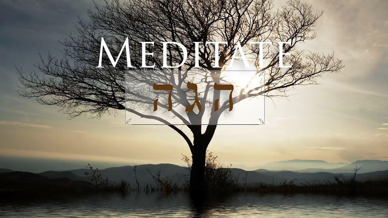 Hebrew Study - Meditate