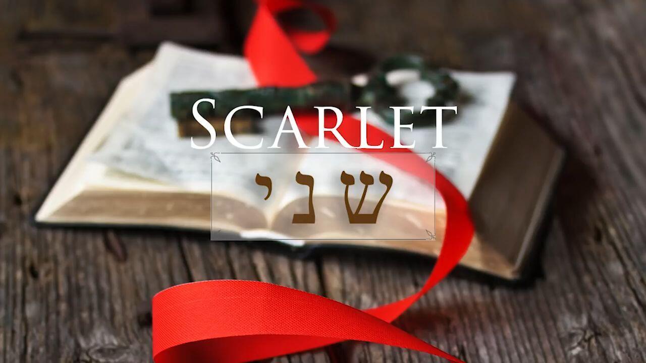 Hebrew Study - Scarlet Thread